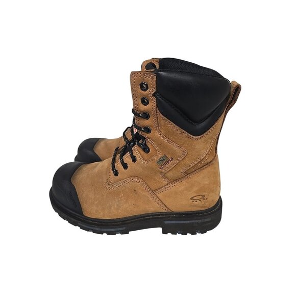 DAKOTA Men's 8" Steel Toe Steel Plate Quad Comfort Work Boots 8522 Wheat 10.5W - Picture 6 of 8